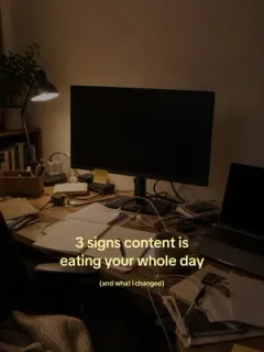 ShortGen yellow caption style about content taking too much time